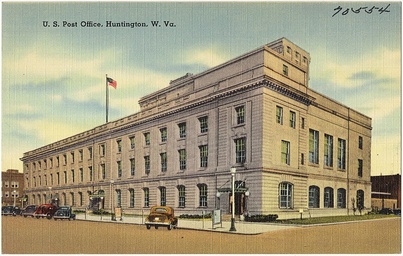 File:U. S. Post Office, Huntington, W. Va. (9298557167).jpg